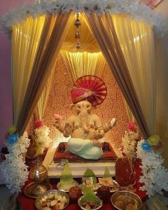 Ganesha-Chaturthi-Drapes-Decoration